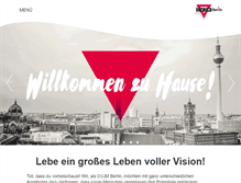 Tablet Screenshot of cvjm-berlin.de